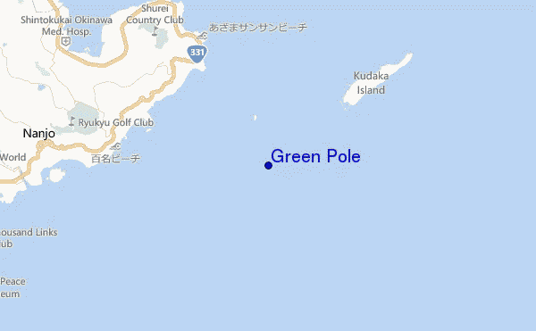 locatiekaart van Green Pole