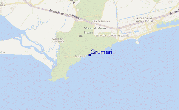locatiekaart van Grumari
