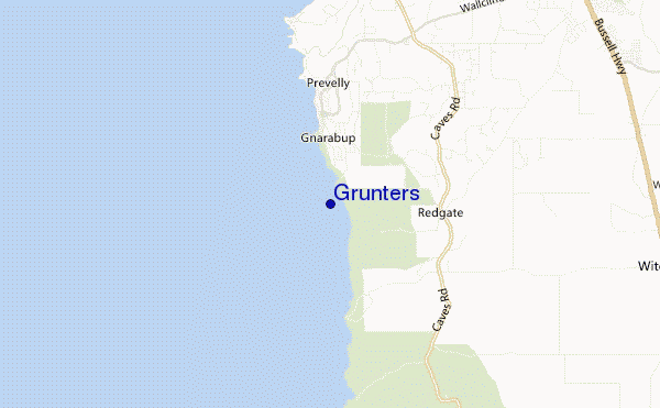 locatiekaart van Grunters