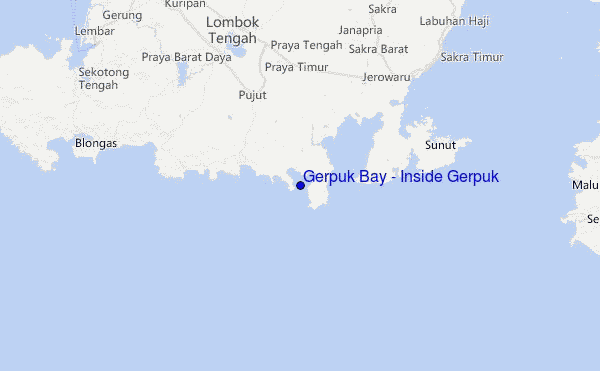 Gerpuk Bay - Inside Gerpuk Location Map
