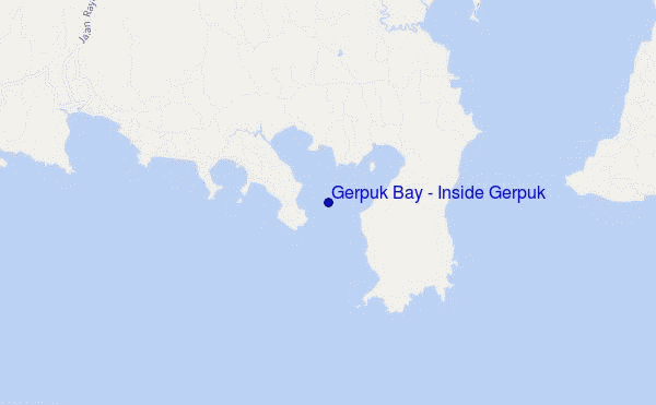 locatiekaart van Gerpuk Bay - Inside Gerpuk