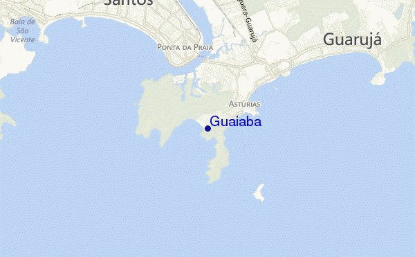 locatiekaart van Guaiaba