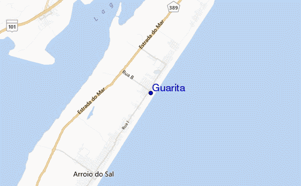locatiekaart van Guarita