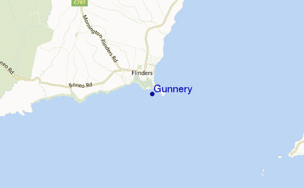 locatiekaart van Gunnery