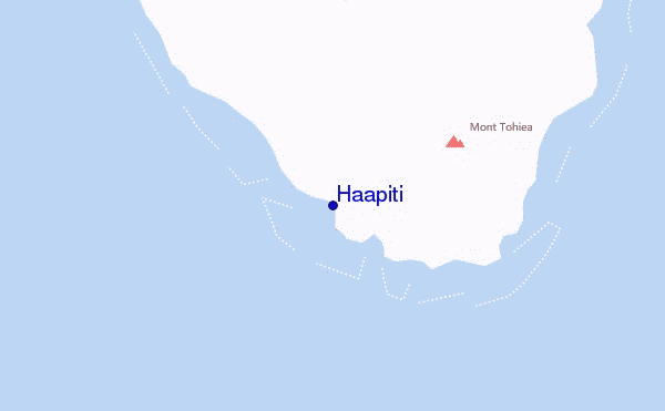 locatiekaart van Haapiti