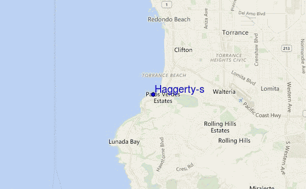 locatiekaart van Haggerty's