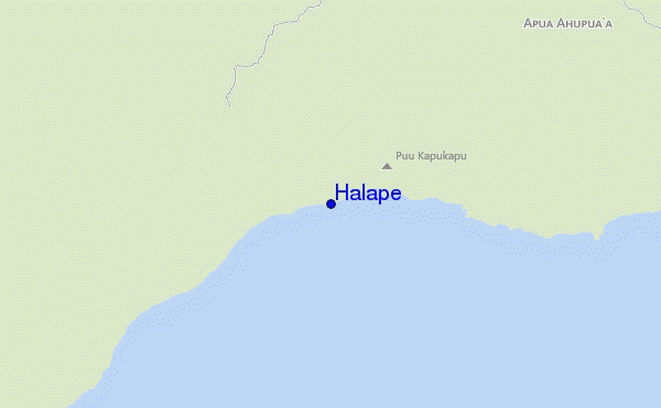 locatiekaart van Halape
