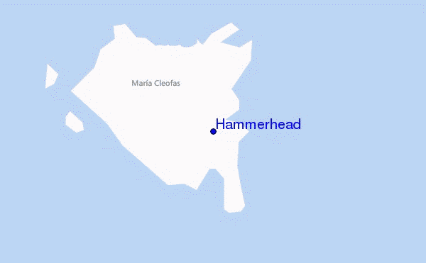 locatiekaart van Hammerhead