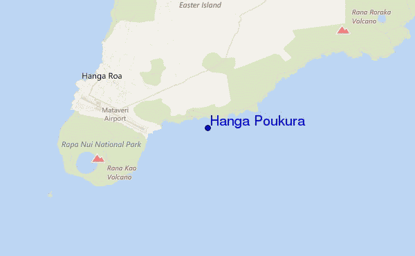 locatiekaart van Hanga Poukura