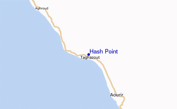 locatiekaart van Hash Point