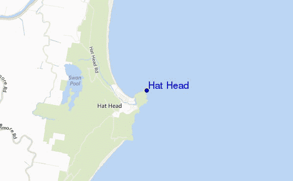 locatiekaart van Hat Head