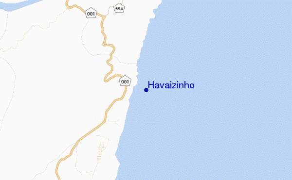 locatiekaart van Havaizinho