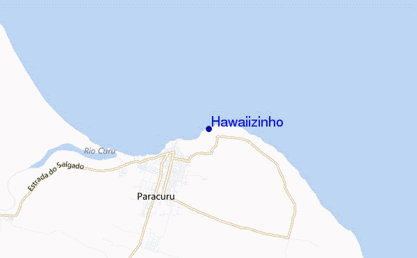 locatiekaart van Hawaiizinho