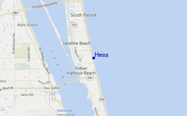 locatiekaart van Hess