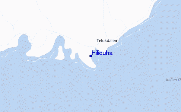 locatiekaart van Hiliduha