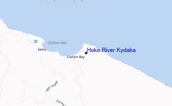 locatiekaart van Hoko River Kydaka