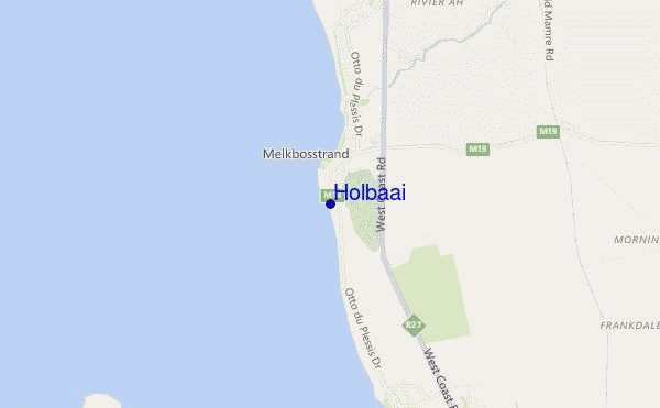 locatiekaart van Holbaai