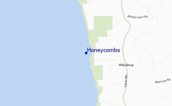 locatiekaart van Honeycombs