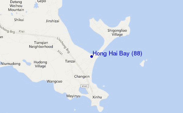 locatiekaart van Hong Hai Bay (88)