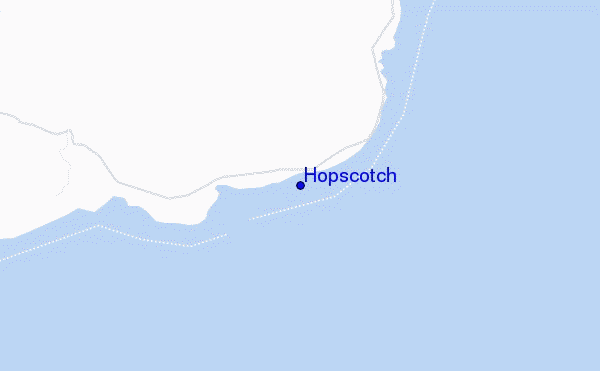 locatiekaart van Hopscotch