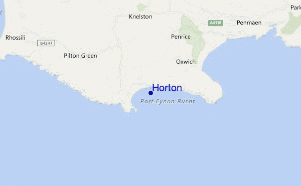 locatiekaart van Horton