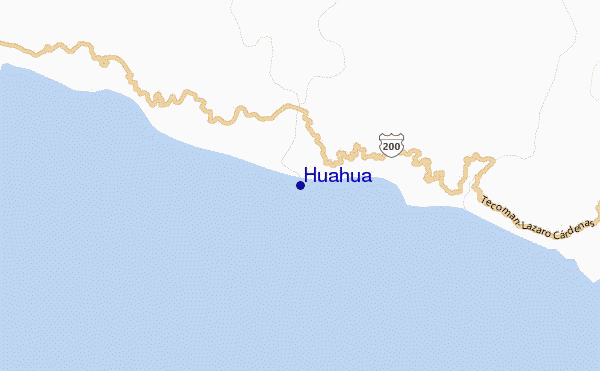 locatiekaart van Huahua