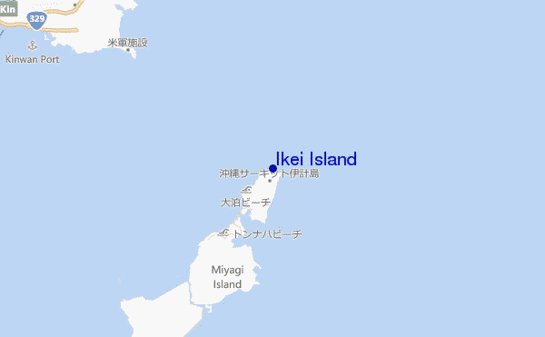 locatiekaart van Ikei Island