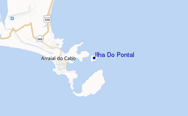 locatiekaart van Ilha Do Pontal