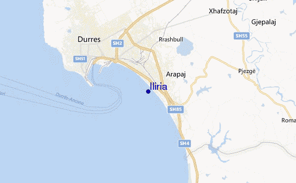 locatiekaart van Iliria