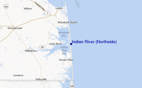 Indian River (Northside) Location Map