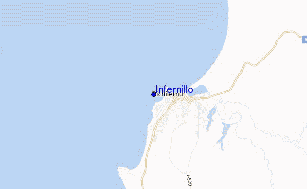locatiekaart van Infernillo