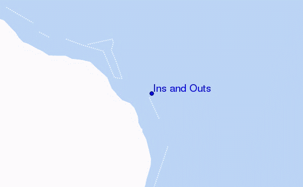 locatiekaart van Ins and Outs