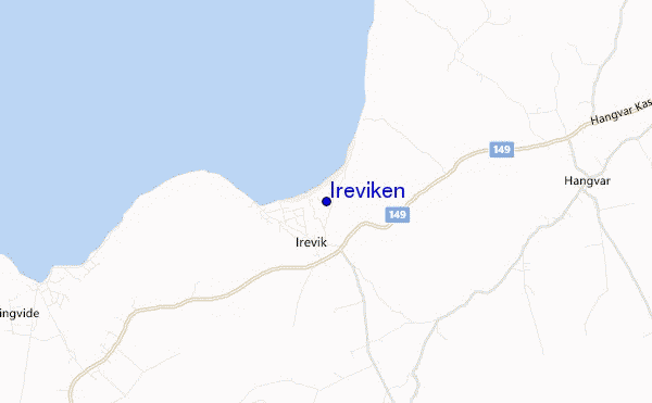 locatiekaart van Ireviken