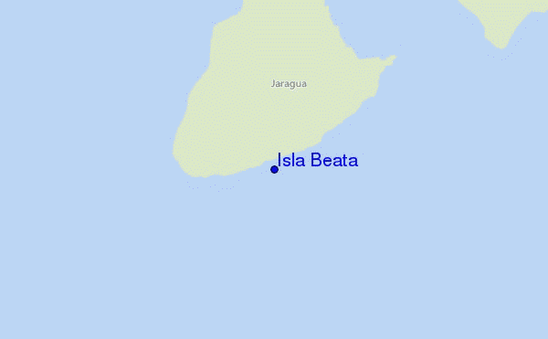 locatiekaart van Isla Beata
