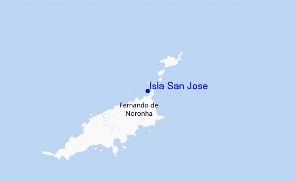 locatiekaart van Isla San Jose