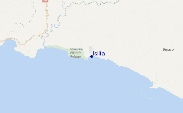 locatiekaart van Islita