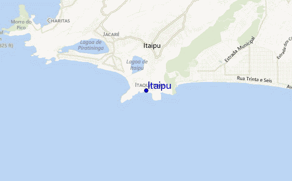 locatiekaart van Itaipu