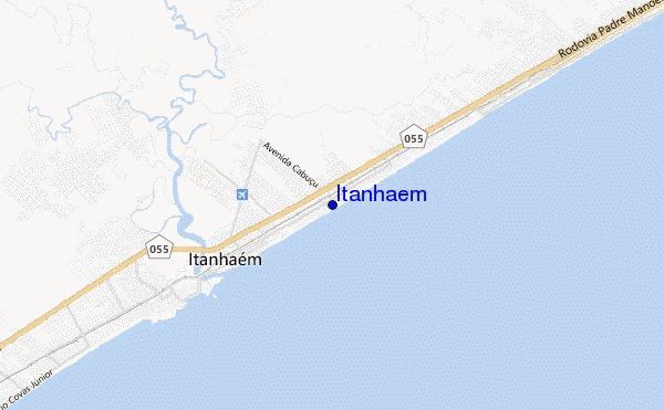 locatiekaart van Itanhaem
