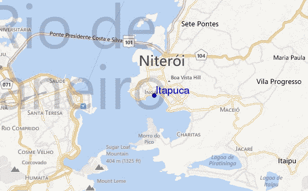 locatiekaart van Itapuca