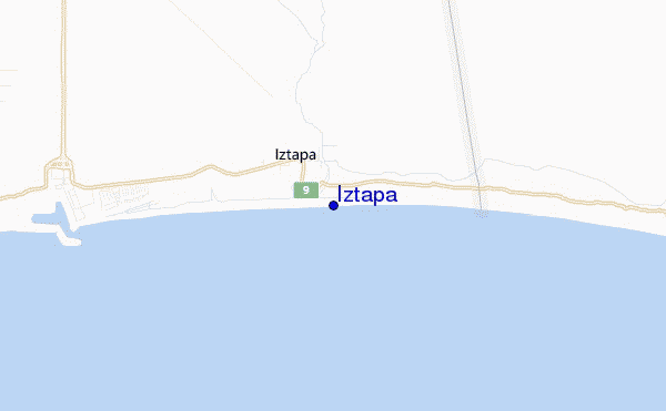 locatiekaart van Iztapa