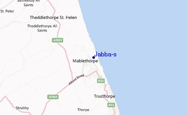 locatiekaart van Jabba's