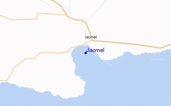 locatiekaart van Jacmel