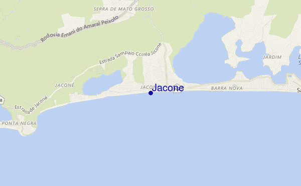 locatiekaart van Jaconé