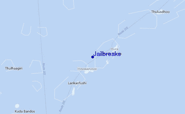 locatiekaart van Jailbreaks