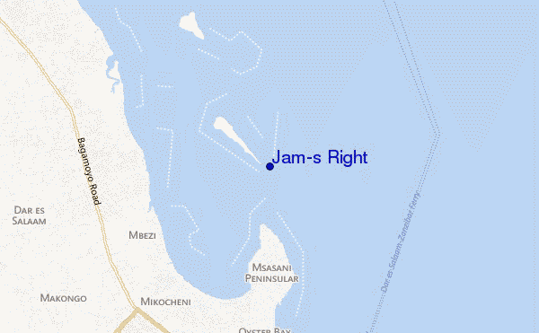 locatiekaart van Jam's Right