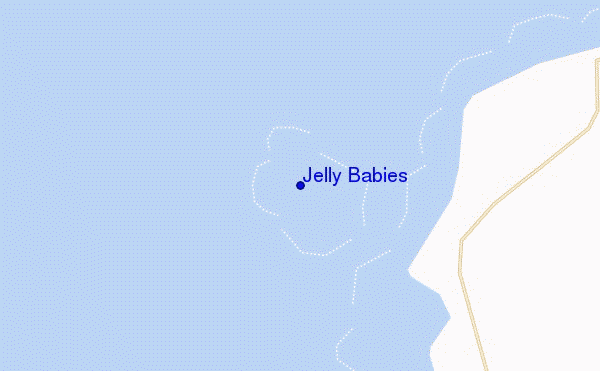locatiekaart van Jelly Babies