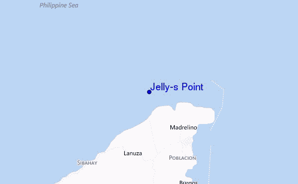 locatiekaart van Jelly's Point