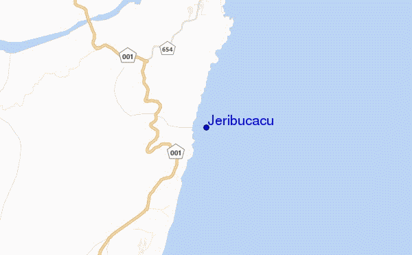locatiekaart van Jeribucacu