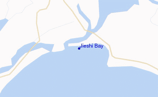 locatiekaart van Jieshi Bay