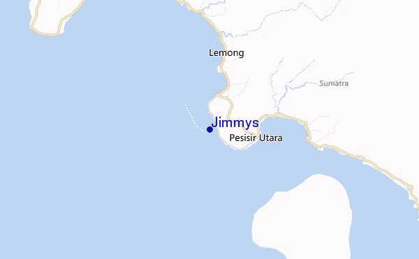 locatiekaart van Jimmys